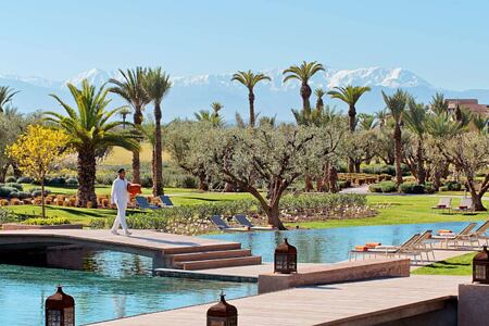 Main Swiming Pool at Royal Palm hotel Marrakesh
