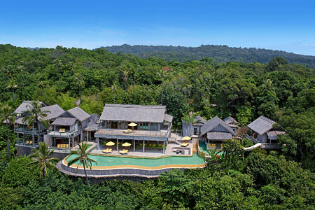 private cliff pool reserve villa at soneva kiri resort thailand