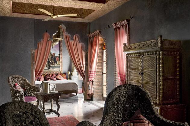 bedroom at la sultana hotel marrakech