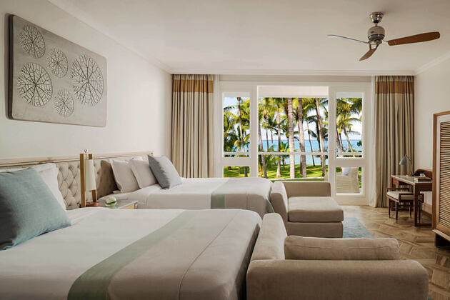balcony twin room at le saint geran hotel mauritius