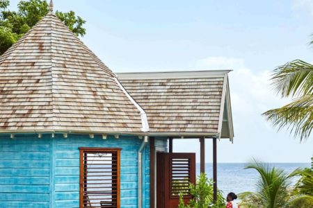 beach hut at goldeneye hotel jamaica caribbean