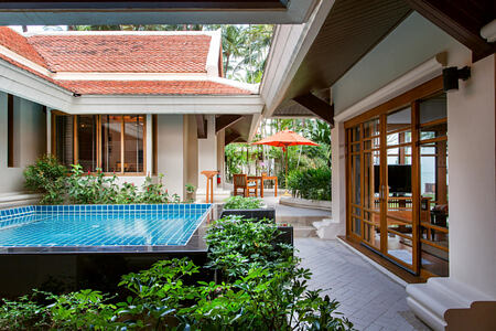 2 bedroom Grand Deluxe Beachfront Villa at santiburi beach resort and spa