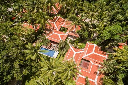 2 bedroom grand deluxe beachfront villa exterior at santiburi beach resort and spa