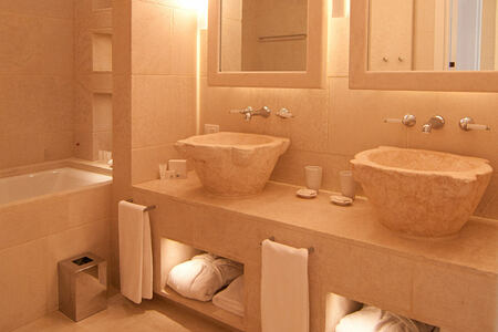 bathroom at Borgo Egnazia hotel