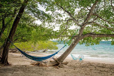 beach hammock at andaz peninsula papagayo hotel costa rica
