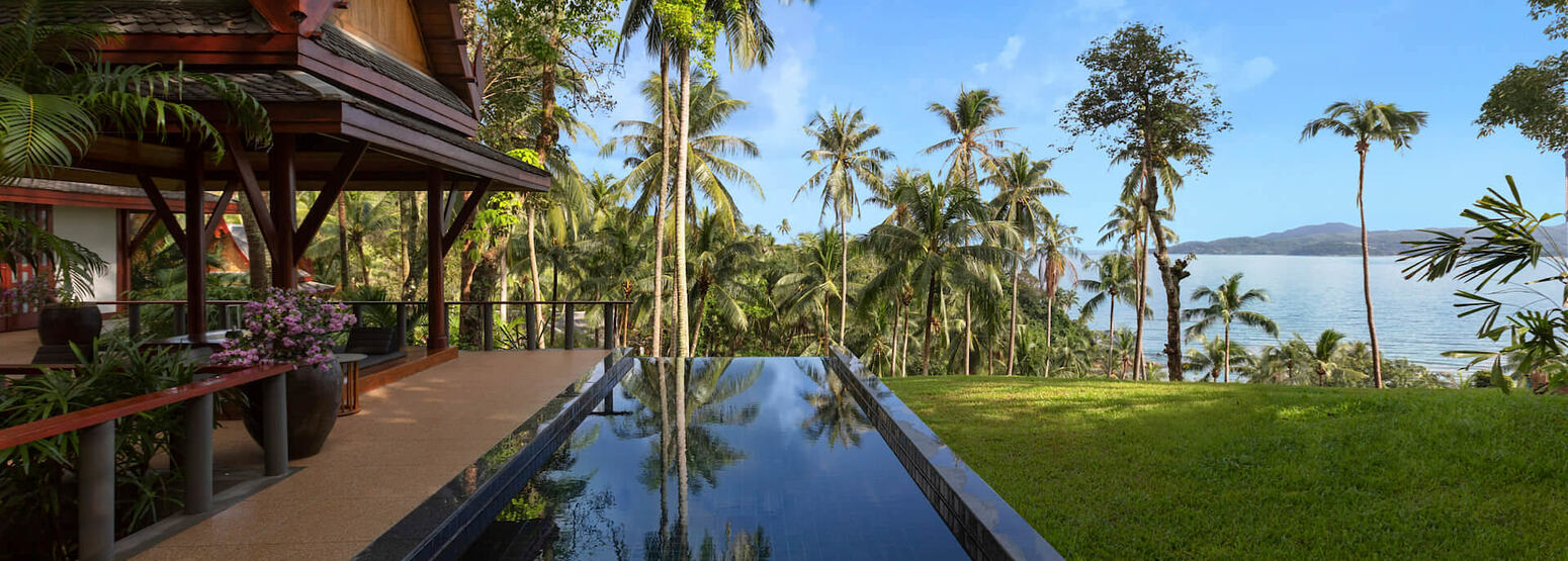 pool at amanpuri hotel phuket