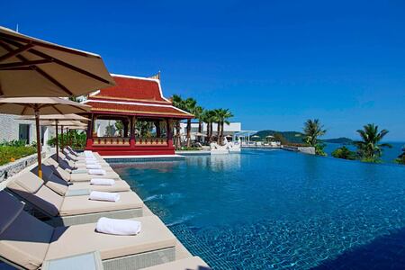 pool at amatara wellness resort thailand