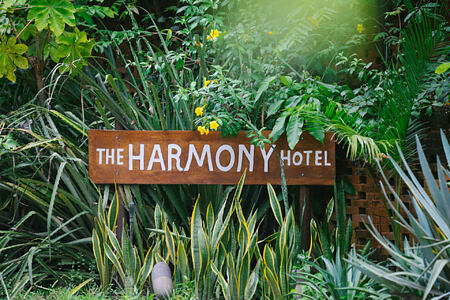 sign at harmony hotel costa rica