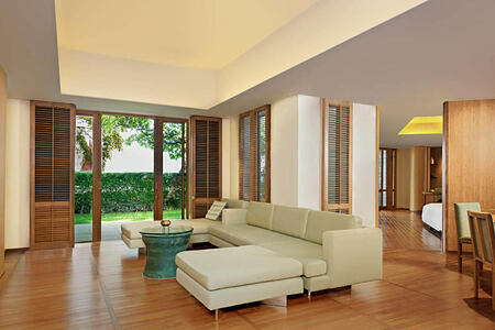 Leelawadee Suite Living Room at chiva som resort thailand