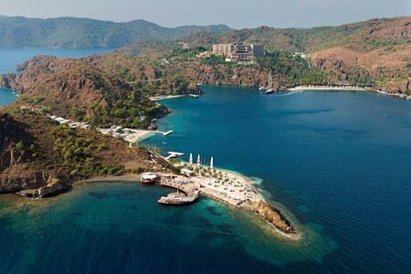 aerial view of d-hotel turkey