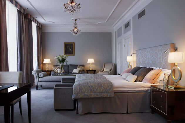 Deluxe Double room at grand hotel sweden