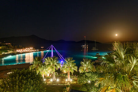 evening at elounda bay palace hotel greece