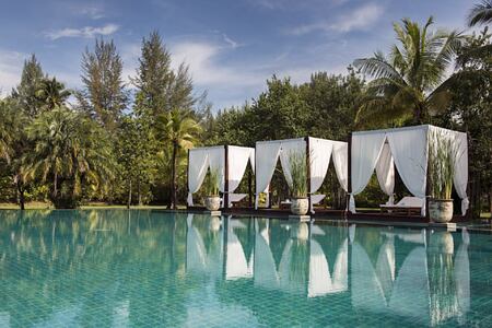 swimming pool at The Sarojin Resort, Thailand