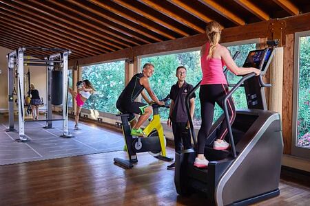 gym at Forte Village Bourganville Italy