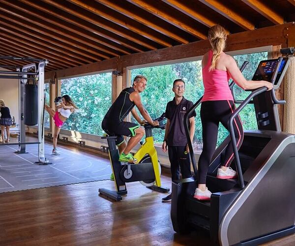 gym at Forte Village Bourganville Italy