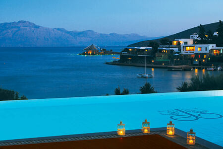 GRAND SUITE FRONT SEA VIEW PRIVATE HEATED POOL - OUTDOOR VIEW at elounda bay palace hotel greece