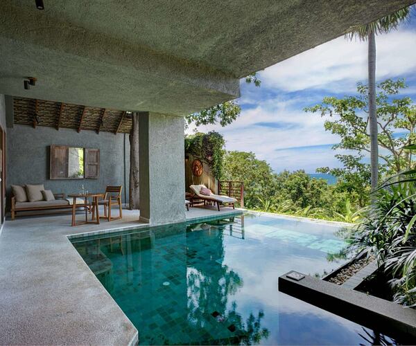 Garden Pool Suite View at kamalaya resort koh samui thailand