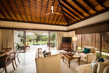 villa living room at anantara peace haven resort sri lanka