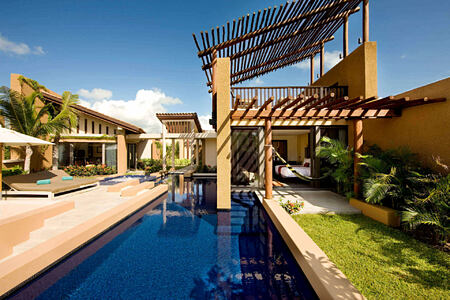 spa pool villa at banyan tree mayakoba resort mexico