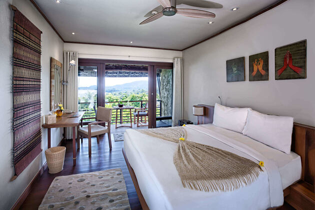 Hillside Sea View Room at kamalaya resort koh samui thailand