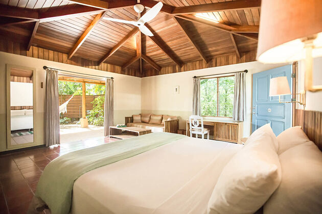bedroom at harmony hotel costa rica