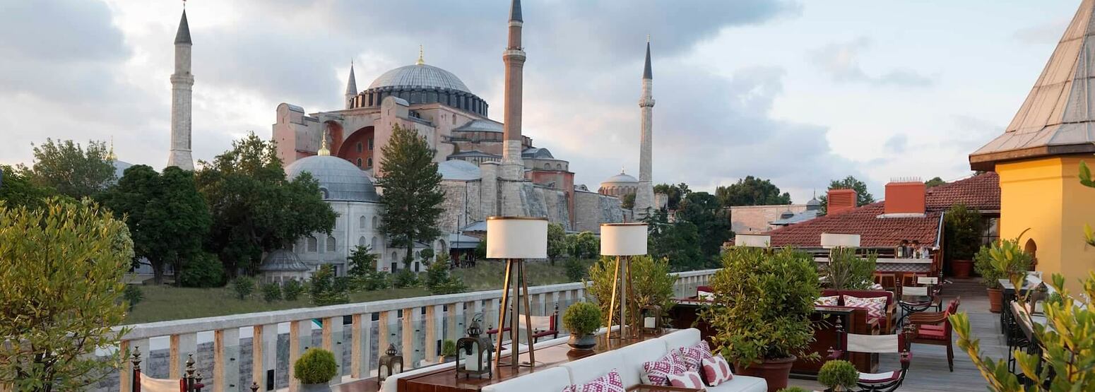 view at four seasons sultanahmet hotel turkey