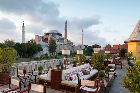 view at four seasons sultanahmet hotel turkey