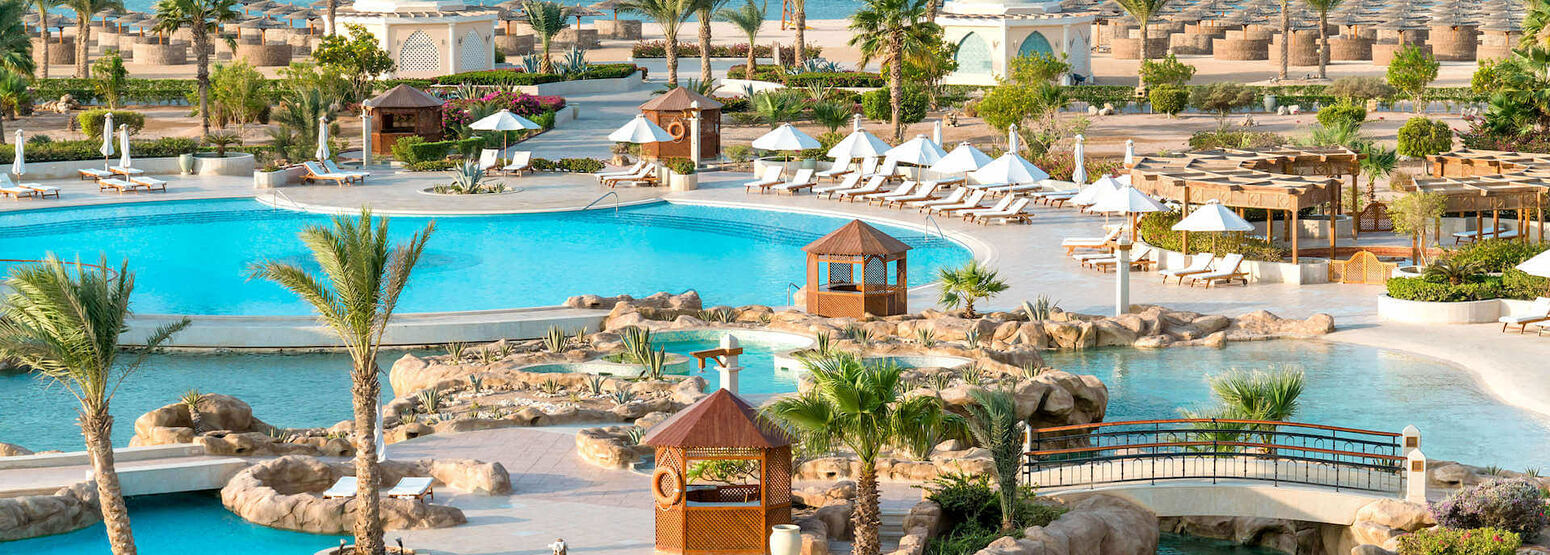 pools facade at kempinski soma bay resort egypt