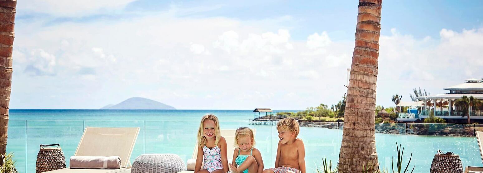 family pool at lux grand gaube resort mauritius