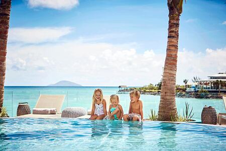 family pool at lux grand gaube resort mauritius