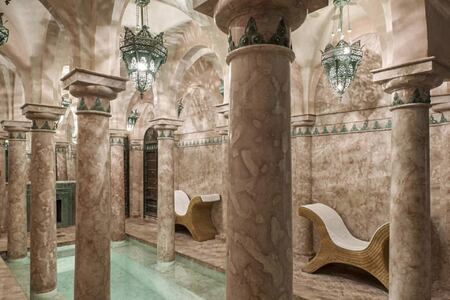spa pool at la sultana hotel marrakech