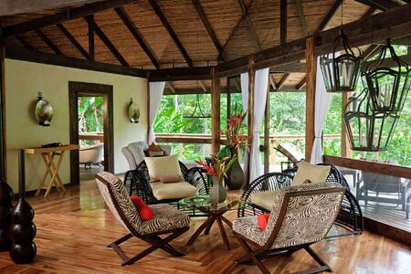 Linda Vista Villas interior Pacuare Lodge Costa Rica