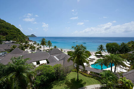 Luxury Ocean View Twin Room View at the body holiday resort st lucia
