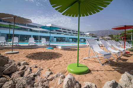 Main Pool Beach at baobab suites tenerife