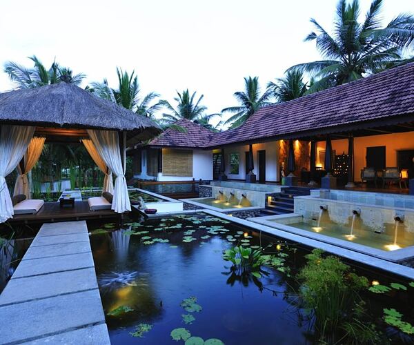 pool at surya samudra hotel india