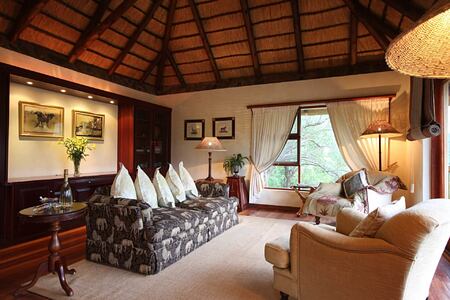 Mkuze Falls safari suite lounge south africa