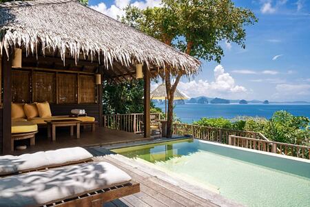 ocean pool villa at six senses yao noi resort phuket thailand
