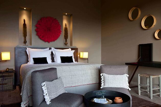 bedroom at Le Palais Paysan hotel morocco