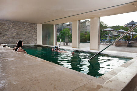 pool at Castel Monastero hotel