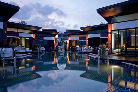 Poolside Villa Outsideat aava resort and spa thailand