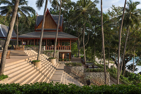 resort steps at amanpuri hotel phuket