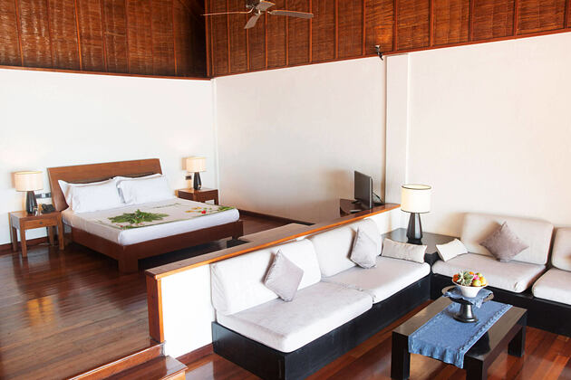 bedroom at palm beach resort and spa maldives