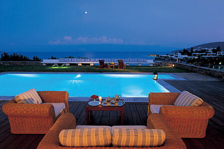 THE PALACE SUITE FRONT SEA VIEW PRIVATE HEATED POOL - exterior at elounda bay palace hotel greece