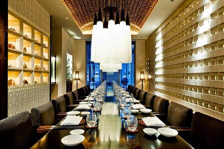 The Datai Private Dining Room at the chedi hotel oman