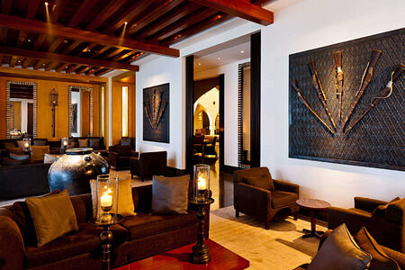 The Lobby Lounge at the chedi hotel oman