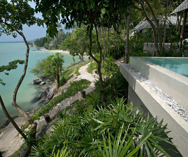 Two bedroom pool villa at kamalaya resort koh samui thailand