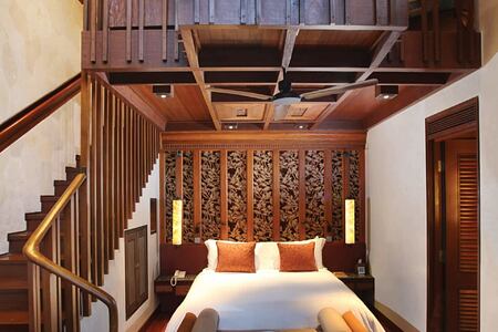 bedroom at four seasons sayan hotel bali