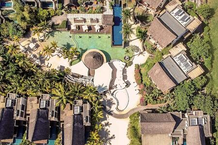aerial view at angsana balaclava hotel mauritius