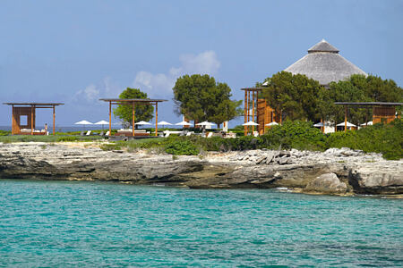 View from the Ocean at amanyara hotel Turks & Caicos