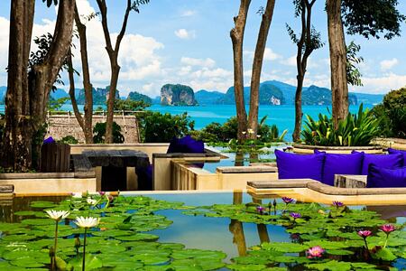 view from the den at six senses yao noi resort phuket thailand